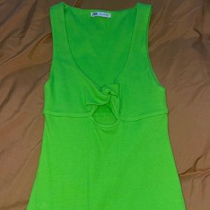 Zara Green Maxi Dress